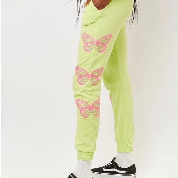 Frankies Bikinis Aiden Sweatpant Grass Size S NWT - Picture 3 of 14